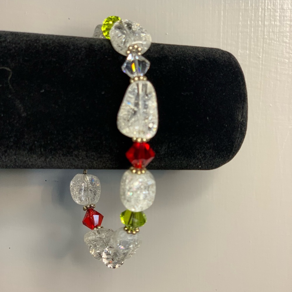 Handmade Glass beaded bracelet